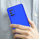 For OPPO Realme 7 Pro GKK Three Stage Splicing Full Coverage PC Protective Case(Blue)