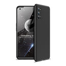 For OPPO Realme 7 Pro GKK Three Stage Splicing Full Coverage PC Protective Case(Black)