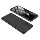 For OPPO Realme 7 Pro GKK Three Stage Splicing Full Coverage PC Protective Case(Black)