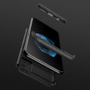 For OPPO Realme 7 Pro GKK Three Stage Splicing Full Coverage PC Protective Case(Black)
