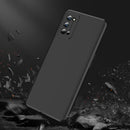 For OPPO Realme 7 Pro GKK Three Stage Splicing Full Coverage PC Protective Case(Black)
