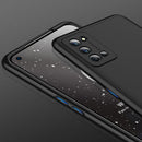 For OPPO Realme 7 Pro GKK Three Stage Splicing Full Coverage PC Protective Case(Black)