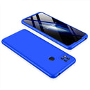 For Xiaomi Redmi 9C GKK Three Stage Splicing Full Coverage PC Protective Case(Blue)