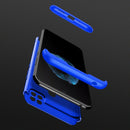 For Xiaomi Redmi 9C GKK Three Stage Splicing Full Coverage PC Protective Case(Blue)