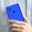 For Xiaomi Redmi 9C GKK Three Stage Splicing Full Coverage PC Protective Case(Blue)