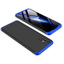 For Samsung Galaxy M31s GKK Three Stage Splicing Full Coverage PC Protective Case(Black Blue)