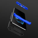 For Samsung Galaxy M31s GKK Three Stage Splicing Full Coverage PC Protective Case(Black Blue)