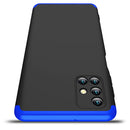 For Samsung Galaxy M31s GKK Three Stage Splicing Full Coverage PC Protective Case(Black Blue)