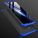 For Samsung Galaxy M31s GKK Three Stage Splicing Full Coverage PC Protective Case(Black Blue)