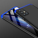 For Samsung Galaxy M31s GKK Three Stage Splicing Full Coverage PC Protective Case(Black Blue)