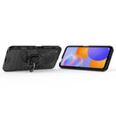 For Huawei Y9a PC + TPU Shockproof Protective Case with Magnetic Ring Holder(Black)