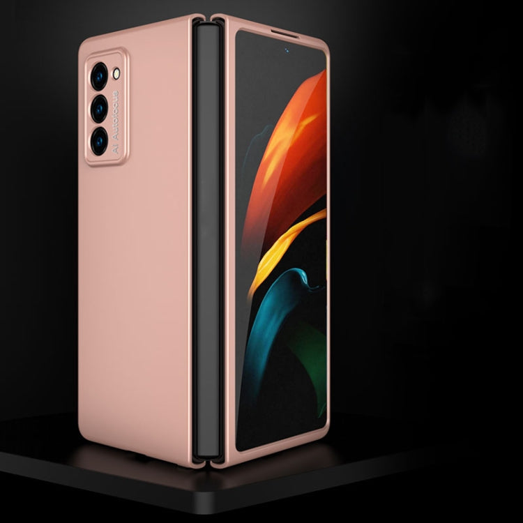 For Galaxy Z Fold2 GKK Ultra-thin Full Coverage PC Protective Case(Rose Gold)