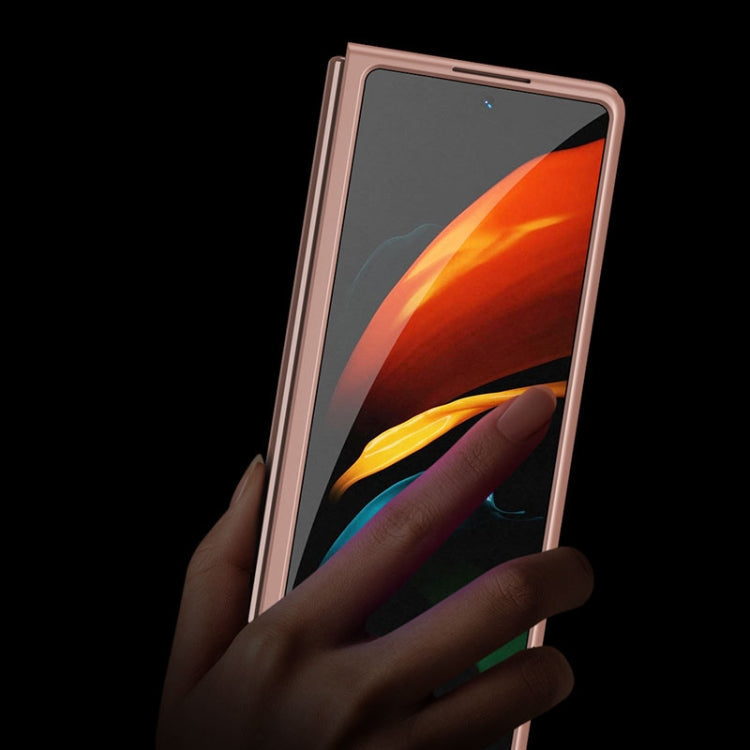 For Galaxy Z Fold2 GKK Ultra-thin Full Coverage PC Protective Case(Rose Gold)