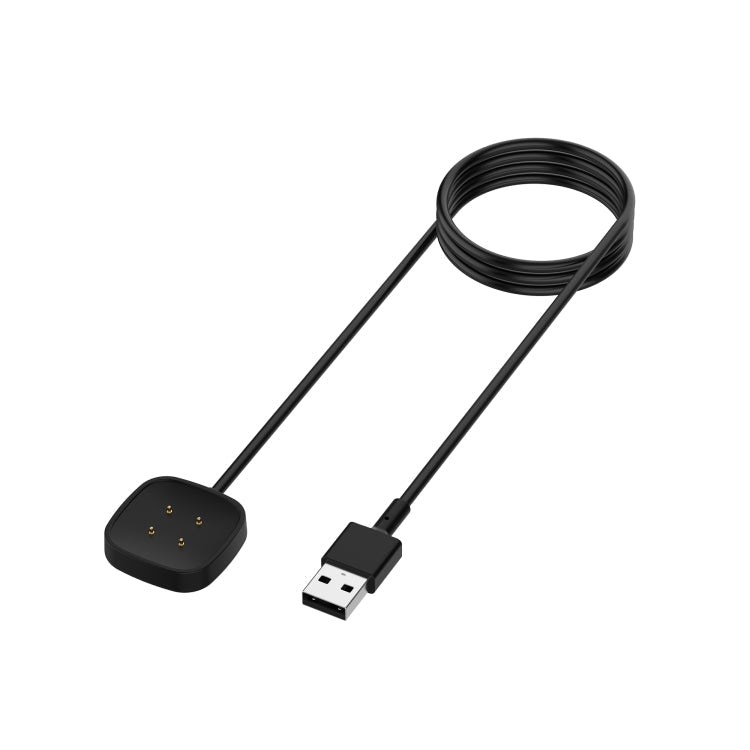 For Fitbit Versa 3 / Fitbit Sense Smart Watch Portable Magnetic Cradle Charger USB Charging Cable, Length:1m