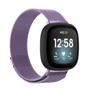 For Fitbit Versa 3 / Fitbit Magnetic Milano Watch Band, Size:Large Size(Light Purple)