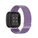 For Fitbit Versa 3 / Fitbit Magnetic Milano Watch Band, Size:Large Size(Light Purple)