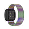 For Fitbit Versa 3 / Fitbit Magnetic Milano Watch Band, Size:Large Size(Colorful)
