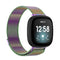 For Fitbit Versa 3 / Fitbit Magnetic Milano Watch Band, Size:Large Size(Colorful)