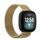 For Fitbit Versa 3 / Fitbit Magnetic Milano Watch Band, Size:Large Size(Golden)