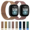 For Fitbit Versa 3 / Fitbit Magnetic Milano Watch Band, Size:Large Size(Silver)