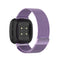 For Fitbit Versa 3 / Fitbit Magnetic Milano Watch Band, Size:Small Code(Light Purple)