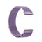For Fitbit Versa 3 / Fitbit Magnetic Milano Watch Band, Size:Small Code(Light Purple)