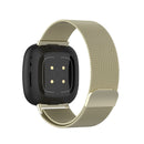 For Fitbit Versa 3 / Fitbit Magnetic Milano Watch Band, Size:Small Code(Official Gold)