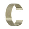 For Fitbit Versa 3 / Fitbit Magnetic Milano Watch Band, Size:Small Code(Official Gold)
