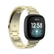 For Fitbit Versa 3 / Fitbit Sense 3-Beads Stainless Steel Watch Band with Disassembly Tools(Official Gold)