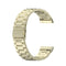 For Fitbit Versa 3 / Fitbit Sense 3-Beads Stainless Steel Watch Band with Disassembly Tools(Official Gold)