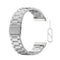For Fitbit Versa 3 / Fitbit Sense 3-Beads Stainless Steel Watch Band with Disassembly Tools(Silver)