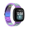 For Fitbit Versa 3 / Fitbit Sense 3-Beads Stainless Steel Watch Band with Disassembly Tools(Colorful)