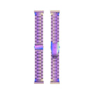 For Fitbit Versa 3 / Fitbit Sense 3-Beads Stainless Steel Watch Band with Disassembly Tools(Colorful)