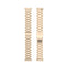 For Fitbit Versa 3 / Fitbit Sense 3-Beads Stainless Steel Watch Band with Disassembly Tools(Champagne Gold)