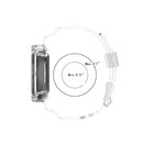 For Fitbit Versa 3 / Fitbit Sense Transparent One-piece TPU Watch Band, Size: Free Size(Yellow)