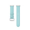 For Fitbit Versa 3 / Fitbit Sense Round Tail Leather Watch Band, Size: Free Size(Light Blue)