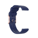 For POLAR Polar Dot Textured Silicone Watch Band, Size: Free Size(Midnight Blue)