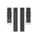 For POLAR Polar Dot Textured Silicone Watch Band, Size: Free Size(Black)