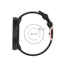 For POLAR Polar Dot Textured Silicone Watch Band, Size: Free Size(Midnight Blue)