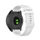 For Garmin Forerunner 745 Small Grid Quick Release Watch Band with Screwdriver, Size: Free Size 22mm(White)
