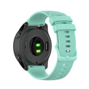 For Garmin Forerunner 745 Small Grid Quick Release Watch Band with Screwdriver, Size: Free Size 22mm(Teal)