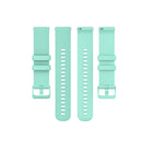 For Garmin Forerunner 745 Small Grid Quick Release Watch Band with Screwdriver, Size: Free Size 22mm(Teal)