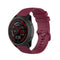 For Garmin Forerunner 745 Small Grid Quick Release Watch Band with Screwdriver, Size: Free Size 22mm(Red Wine)