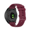 For Garmin Forerunner 745 Small Grid Quick Release Watch Band with Screwdriver, Size: Free Size 22mm(Red Wine)