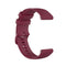 For Garmin Forerunner 745 Small Grid Quick Release Watch Band with Screwdriver, Size: Free Size 22mm(Red Wine)