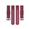For Garmin Forerunner 745 Small Grid Quick Release Watch Band with Screwdriver, Size: Free Size 22mm(Red Wine)