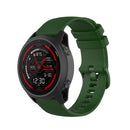 For Garmin Forerunner 745 Small Grid Quick Release Watch Band with Screwdriver, Size: Free Size 22mm(ArmyGreen)