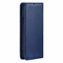For iPhone 12 mini 2 in 1 Detachable Magnetic Horizontal Flip Genuine Leather Case with Holder & Card Slots & Wallet(Blue)