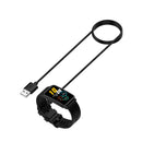 For Huawei Honor Watch ES / Huawei 4X Smart Watch Portable Magnetic Cradle Charger USB Charging Cable, Length:1m(Black)