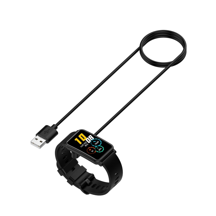 For Huawei Honor Watch ES / Huawei 4X Smart Watch Portable Magnetic Cradle Charger USB Charging Cable, Length:1m(Black)
